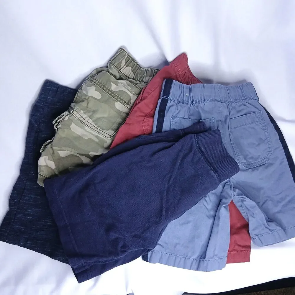 5 pc Boys Shorts Lot Bundle Children's Place Old Navy Elastic Waist Toddler 5T